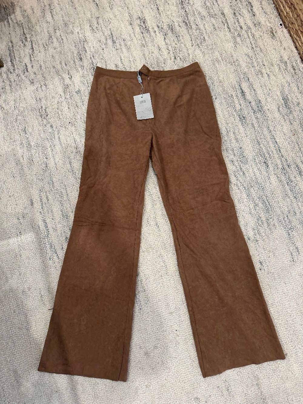 Kristensen Du Nord Wester style pants Made in Italy in a Brown Color Size 4 NWT